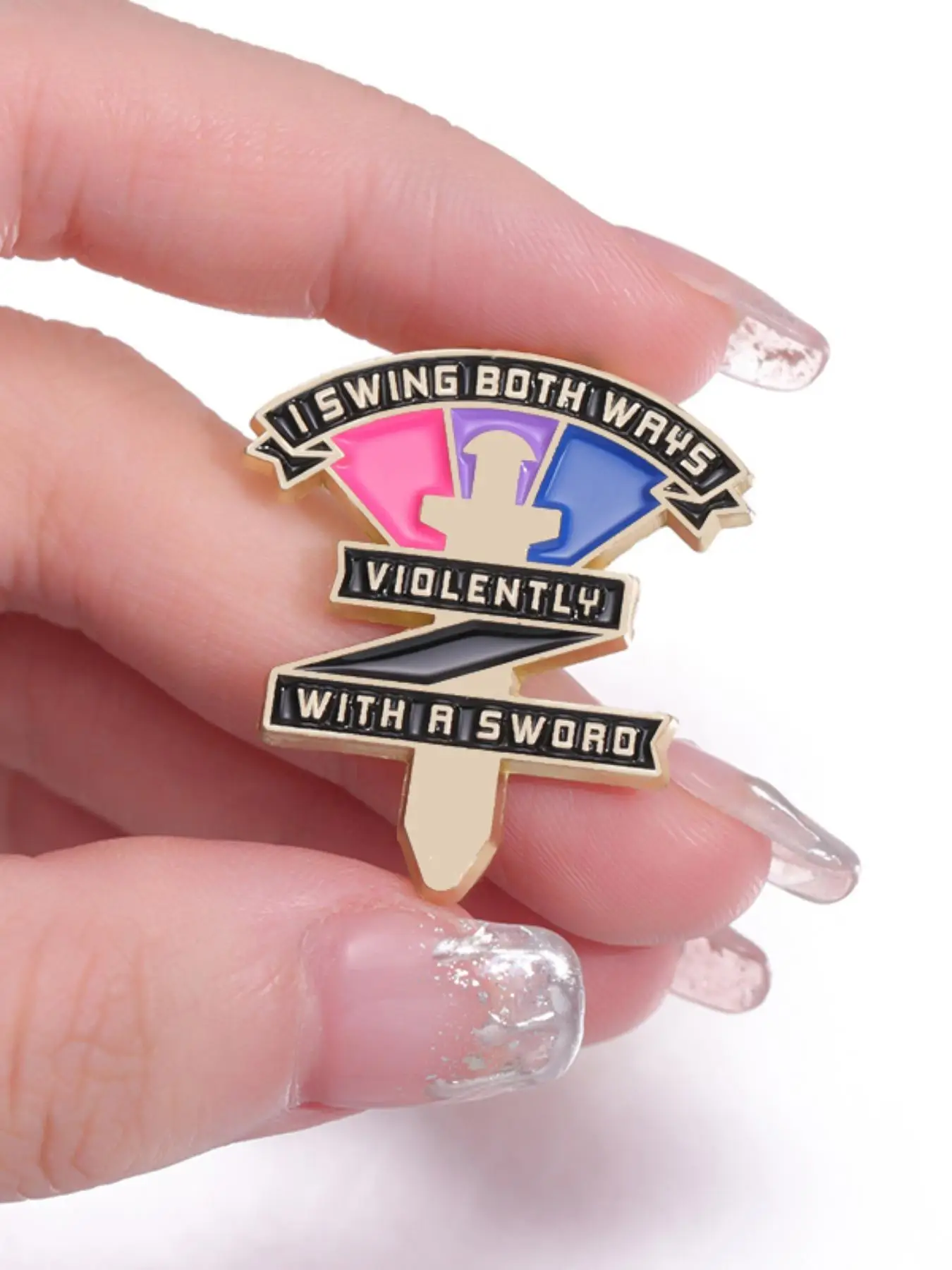 Mixed Color Swing Both Way Pin Badge, Summer Vacation Cartoon Badge Brooch, Fashion Alloy Accessories for Daily Vacation Holiday Party Gift