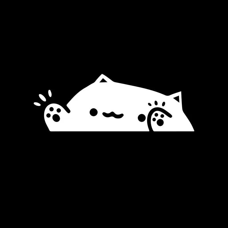 Car Stickers, Cute Cat Pattern Car Sticker for Body Window Decor, Universal Sticker for Car Truck Van Laptop Wall Decor