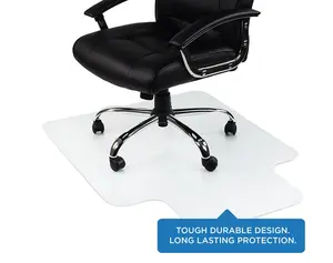 Mount-It! Clear Studded Office Chair Floor Protector
