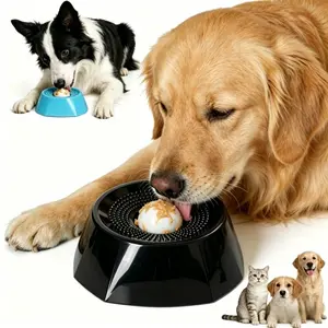 Interactive Dog Licking Toy, Ball Design, Tongue Cleaning, Non-Slip Slow Feeder Bowl, Training Puzzle Toy for All Breeds
