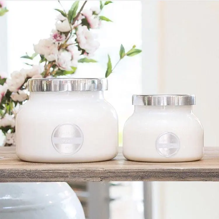 Capri Blue Volcano Scented Candles - Luxury Glass Jar Candles for Home Scented with Tropical Fruit & Sugared Citrus - Soy Wax Blend - Capri Blue Volcano Decor Pink - Ornaments