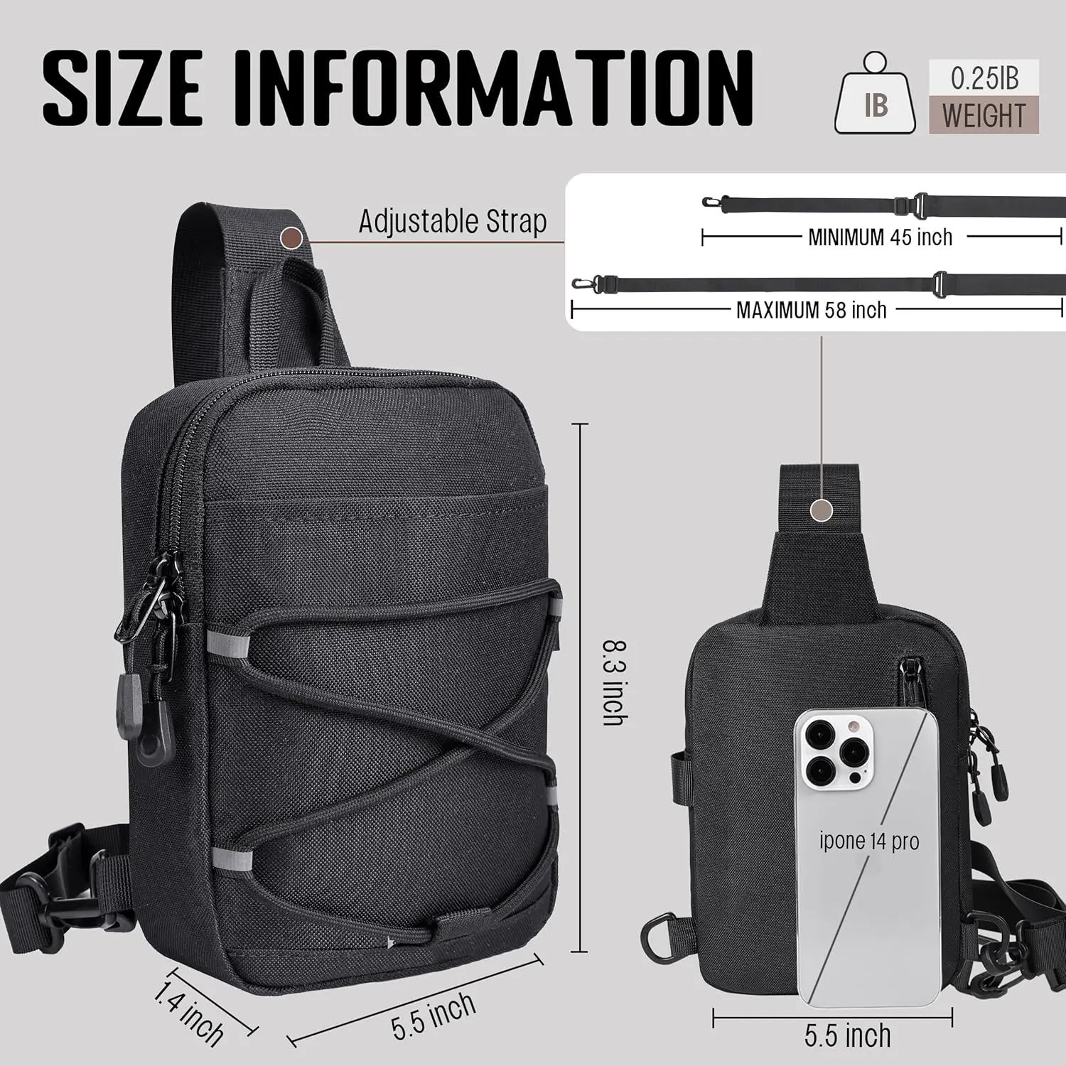 crossbody mini small travel sling bags backpack Vegan Backpack: Stylish Bag for Women AI99912 New Men's Bag, Casual Versatile,