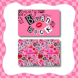 Burn Book Card Skin - Super Cute & Durable Vinyl Sticker for Personalizing Your Credit Card Graphic Decal