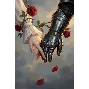 1PC 5D diamond painting 2D flat printing Diamond Painting Kit Flamenco Dancer with Guitar Player DIY Rhinestone Embroidery Art Craft for Home Wall Decor Gift 5D Full Drill Rhinestones Painting for Ad