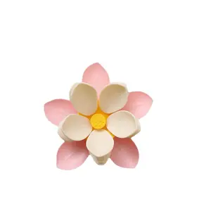 Lotus Double-Layer Magnetic Sealing Clips Refrigerator Magnets Household Snack Clips Kitchen Spice Bag Magnetic Sealing Clips