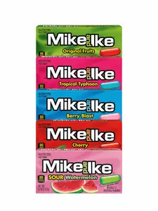 Mike and Ike Candy Variety Pack | Original, Tropical Typhoon, Berry Blast, Cherry, Sour Watermelon, & More | Classic Chewy Fruit Flavors |