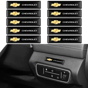 10/20PCS 3D Epoxy Car Badge Emblem Audio Steering Wheel Interior Stickers For Chevrolet Captiva Cruze Spark Colorado Malibu Trax Z71 Aveo Orlando Lacetti Equinox Camaro Cavalier Epica Impala Tracker Nubira