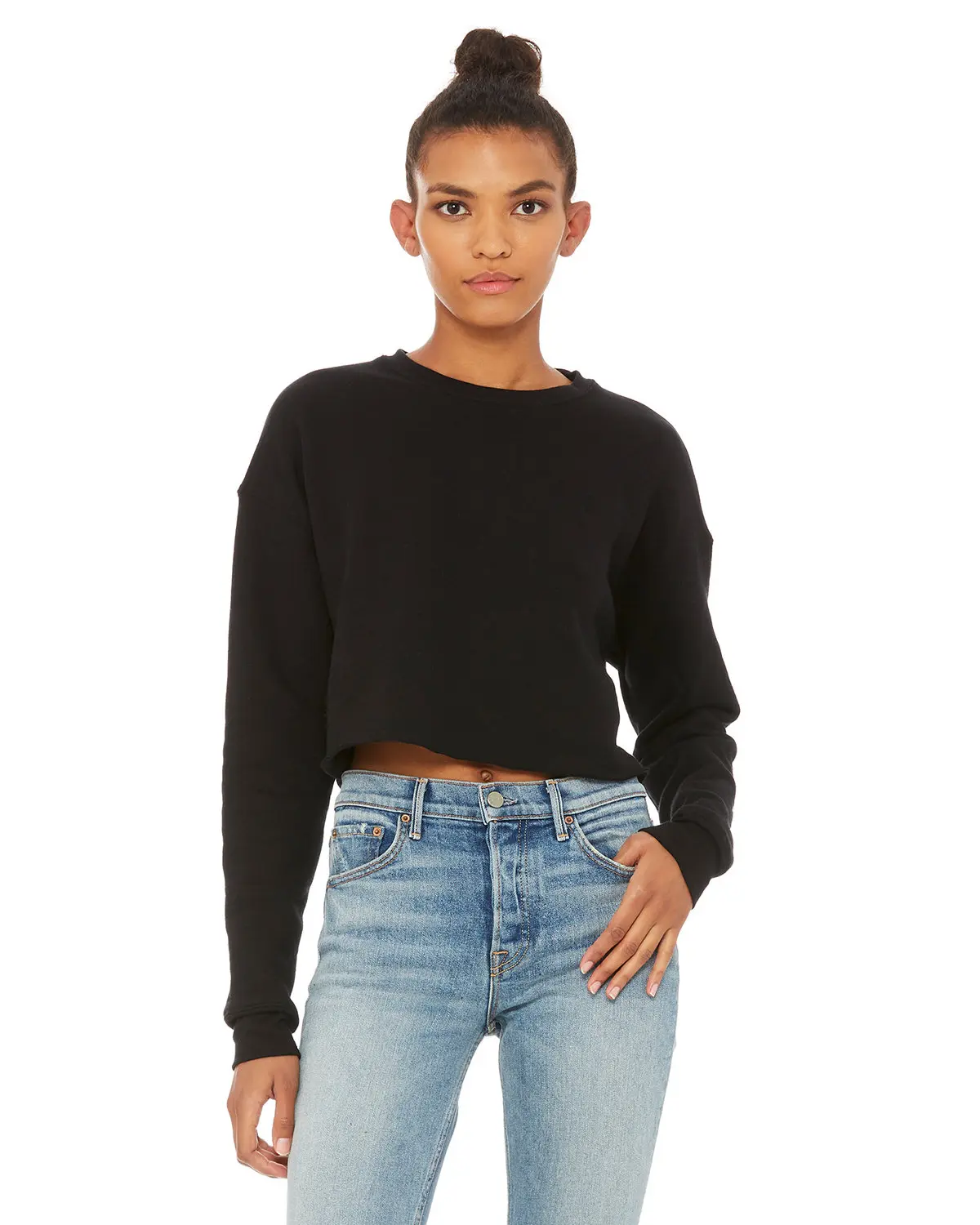 Bella + Canvas Ladies' Cropped Fleece Crew