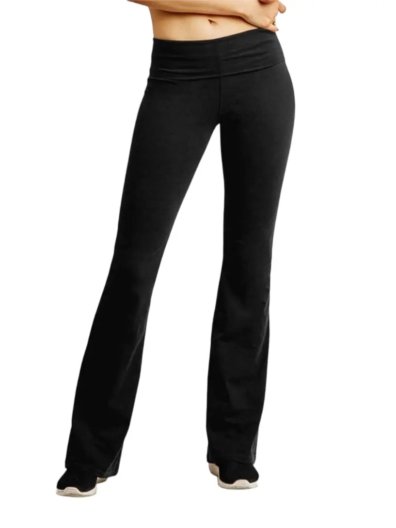Women's Soft Comfy Cotton Spandex Yoga Sweat Lounge Gym Sports Athletic Pants