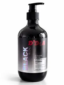 D'D&A Black Blond Shampoo Anti-Brass Toning for Blonde Platinum Gray Hair Neutralizes Yellow Tones Professional Formula 500 ml