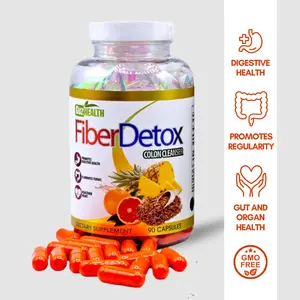 Fiber Detox Cleanse - Gut Health, Digestion & Colon Support - 90 Capsules - Fitness Edible