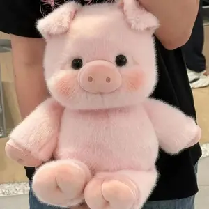 Creative Gift Soft Pig Stuffed Animal Plush Pillow Emotional Support Cute Stuffed Animals Plush 17.7inch Stuffed Toys