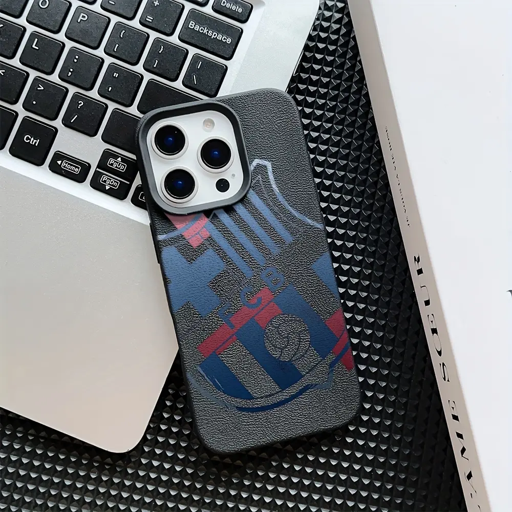 Barcelona Football Themed Smartphone Case - Premium Soft TPU, Anti-Drop Protection, Compatible with iPhone 17,16E,16,15,14,13,12,11 Pro Max,Air,X,XR,XS Max,8,7 Plus - Colorful Handheld Cellphone Devices Accessory