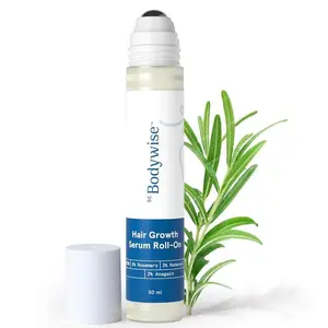 Be Bodywise Advanced Hair Density Roll-On Serum 25ml | 5% Saw Palmetto, 3% Rosemary, 1% Caffeine | Anti-Hair Fall Scalp Serum for Men & Women