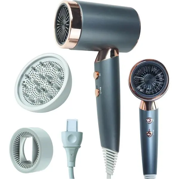 CLGTTFB Professional Lonic Hair Dryer for Women & Men,1600W Fast Drying Blow Dry with Diffuser and Concentrator for Various Types of Hair,High Speed Quiet Hairdryer for Home Salon,Travel,Hotel