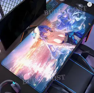 [Sale off up to 65%][Free Ship] Game Wuthering Waves Cartethyia teclado Mousepad Large Gaming Mouse Pad Lock Edge offices accessories Computer Keyboard Desk Mat (14)