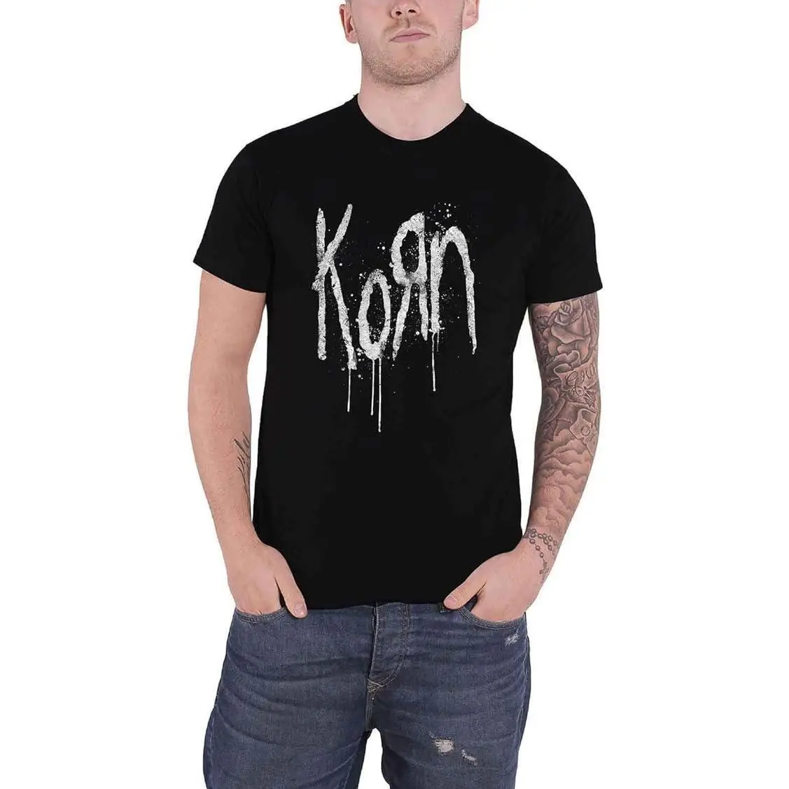 Korn Men's Still A Freak Gift Unisex Fans All Size Black Gift Christmas Shirt For Family
