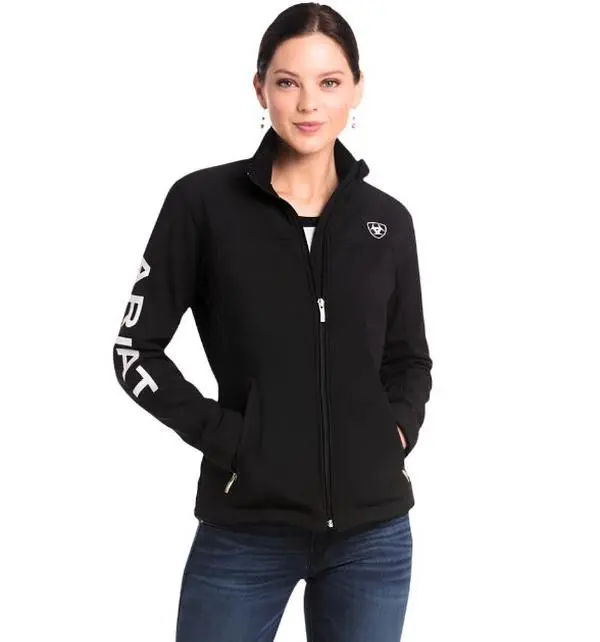 Women's Ariat New Team Softshell Jacket - Black