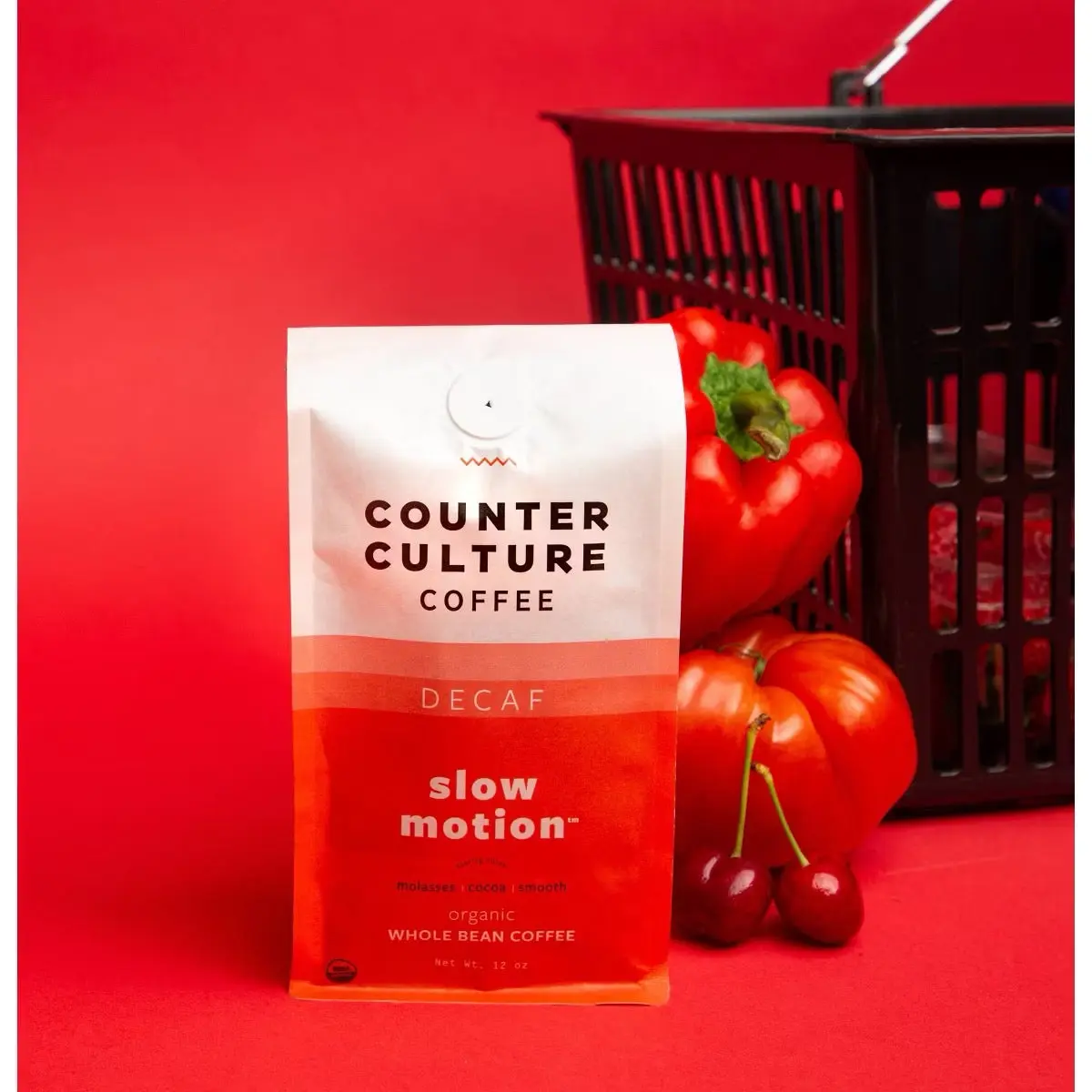 Counter Culture Slow Motion Medium Roast Decaf Coffee - 12oz Counter Culture Slow Motion Medium Roast Decaf Coffee - 12oz