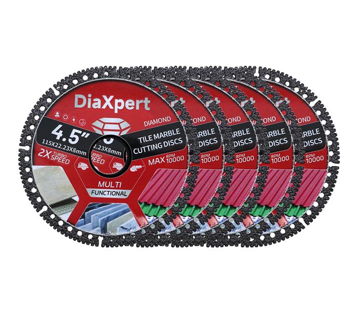 Composite multi functional cutting blade for tiles slate marble color steel tile iron sheet metal angle grinder brazing dry cutting sharp durable no chipping for masonry