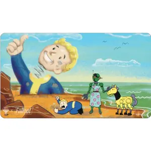 Fallout Ravages of War Standard Gaming Mousepad and Playmat, Desk Pad for Gamers