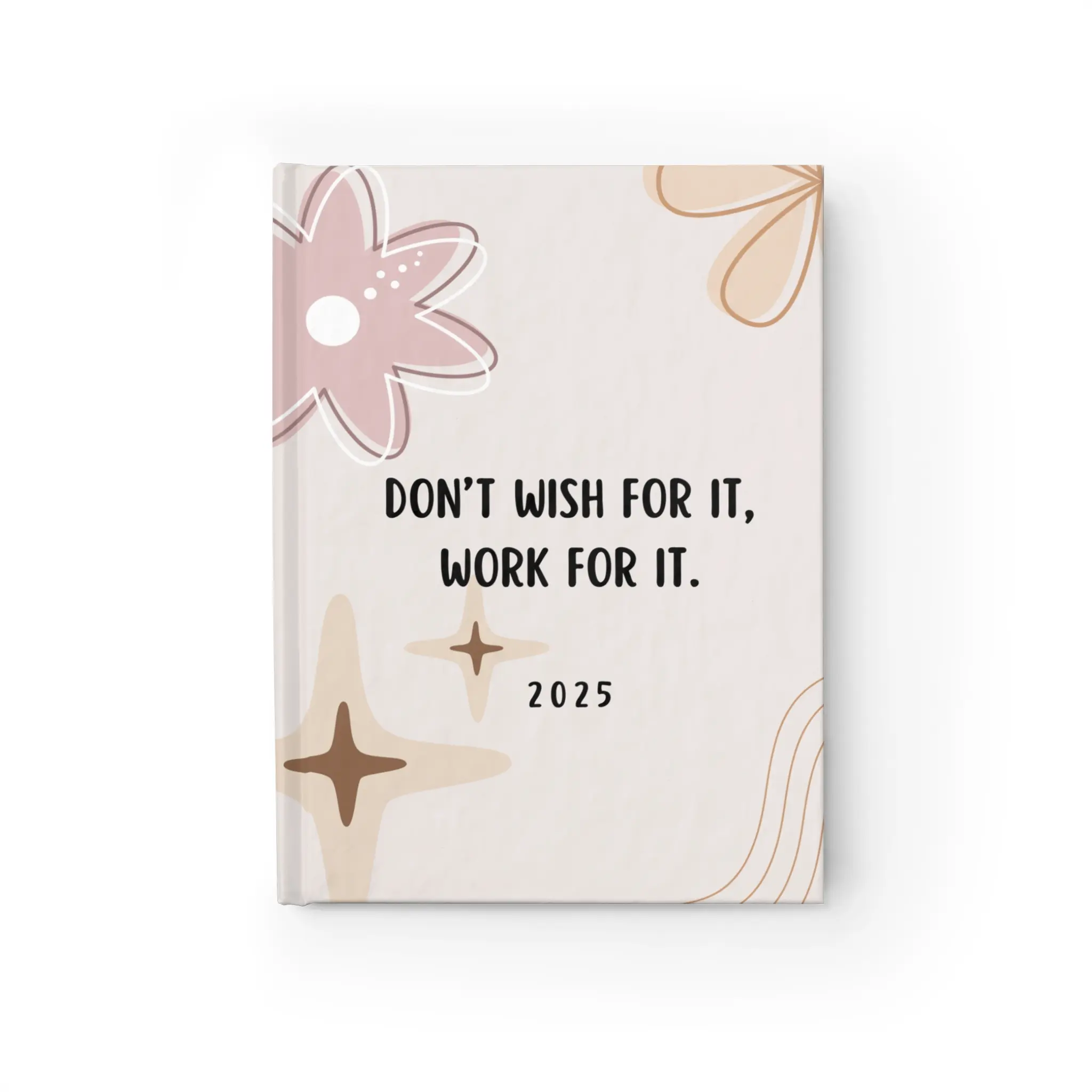 Motivation Everyday "Work For It" Journal - Ruled Line, Inspirational Notebook, Daily Planner, Positive Affirmation Diary, Goal Setting Journal