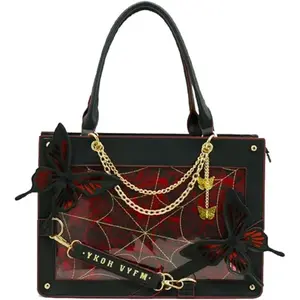 RIVERICH Y2K Gothic Labyrinth Butterfly Tote Bag itacrossbody bag pin display shoulder bag with animeaaccessories handbag