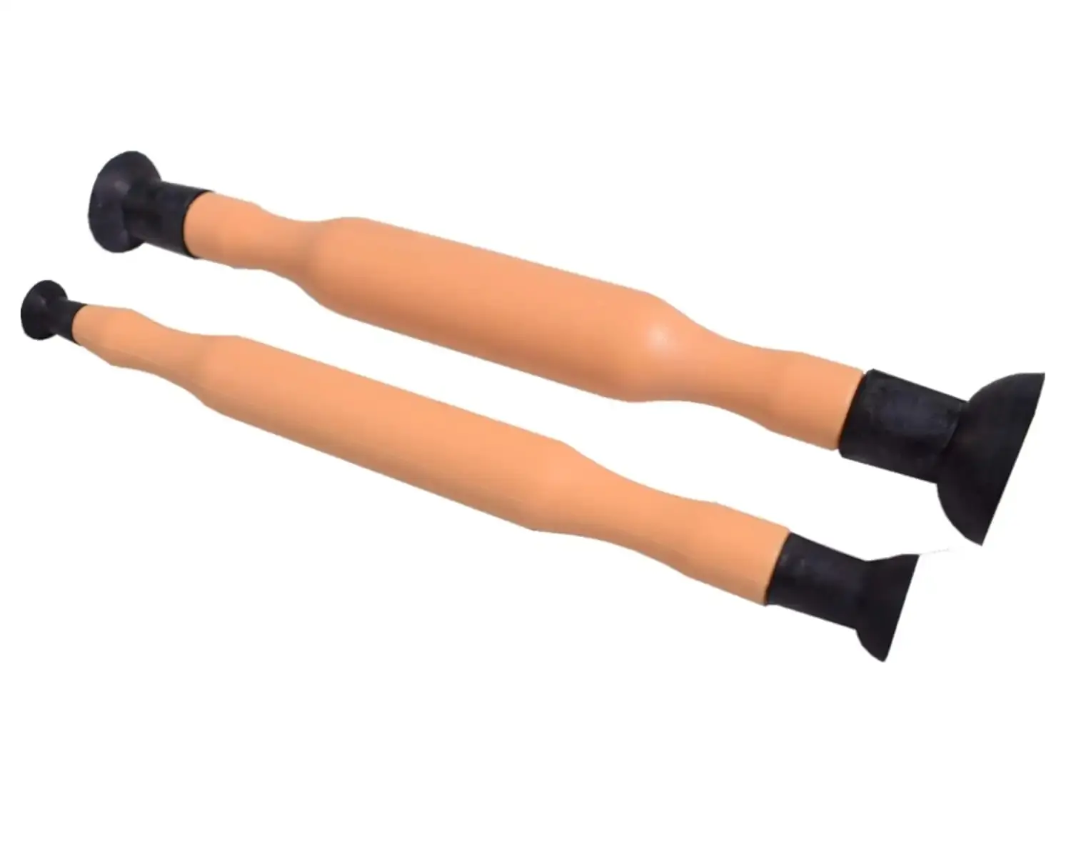 2pc Dual-Ended Composite Plastic Handle Valve Grinding Lapping Stick Tool Set - Multi-Sizes (5/8"-13/16"-1-1/8"-1-3/8" inches), Oil-Compatible, for Flat Surfaces Engine Tune-Up, DIY Car Care