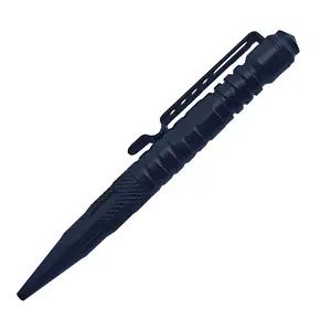 Metal Ballpoint Pen Multi-Functional Outdoor Edc Tool, Office Business Signing Pen with Pocket Clip, Portable Metal Pen for Men, Smooth Writing Pens, Office Supplies