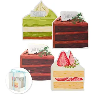 Cake Notepad Set 4 Pack of Dessert Themed Memo Pads Cute Mini Notebook for Baking Lovers Sweet  Idea Pocket-Size Memo Pads 110 Sheets/Pack (Cake)