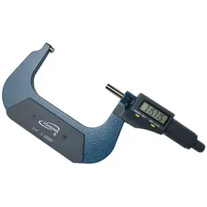 iGaging IP40 Digital Micrometer, 3-4 inches, Accurate Hand Measuring Tool, Durable Construction, Easy to Read LCD Display, Data Output Functionality