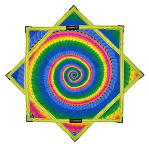 039.Mini - Rainbow Road Flowstar 24" (UV-Reactive)