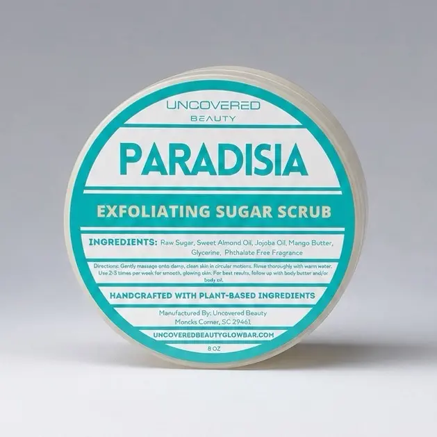 Exfoliating Sugar Scrub - Uncovered Beauty - Choose Your Scent