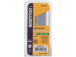 Stanley Bostitch FN1524-1M 1.5 in. Finish Nail- 15 Guage - 1000 Pack
