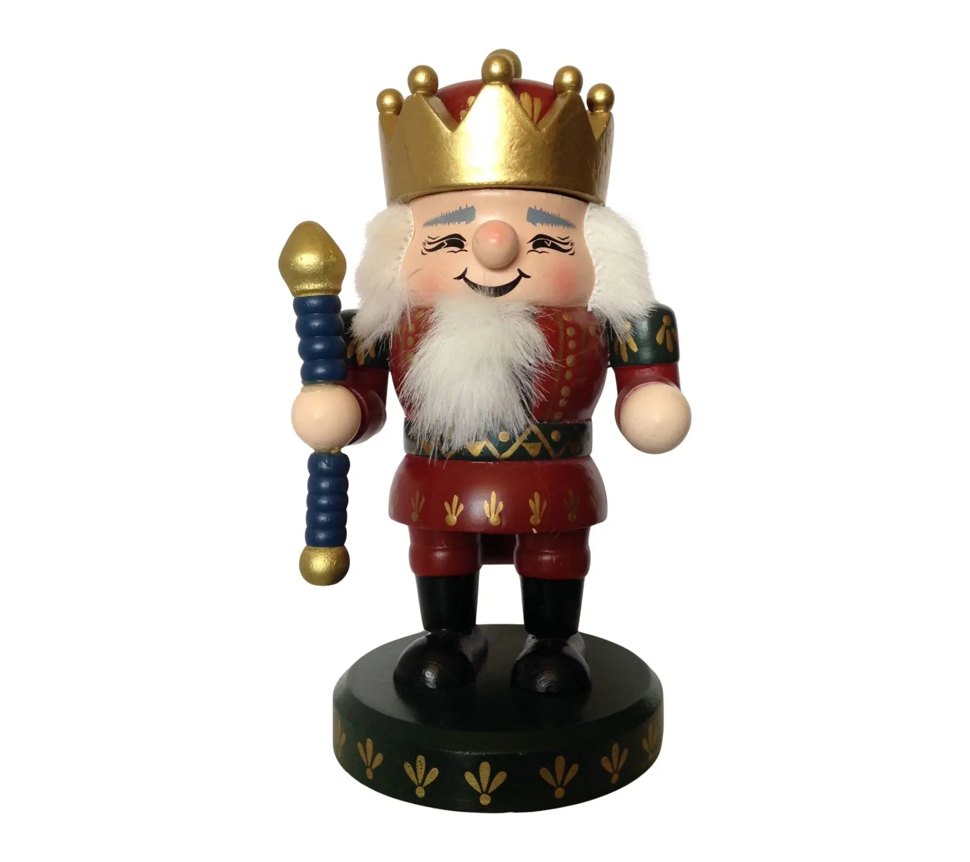 The Whitehurst Co. Wooden KING Nutcracker, 6" tall The Whitehurst Co. Wooden KING Nutcracker, 6" tall