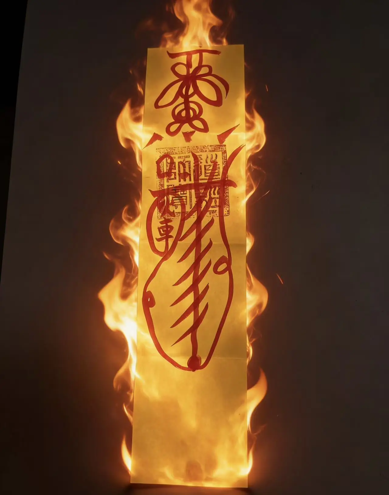 Amulet Talisman Token of Safety - Fiery Protection Charm for Enhanced Safety
