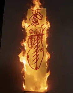 Amulet Talisman Token of Safety - Fiery Protection Charm for Enhanced Safety