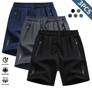 Men's Lightning Graphic Athletic Shorts Quick Dry Lightweight Breathable Running Gym Workout Shorts with Pockets, Casual Sports Fitness Shorts for Basketball, Outdoor Activities