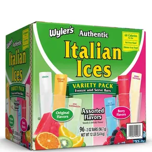 Authentic Italian Ice– Assorted Flavors, 2 oz Single-Serve Frozen Treats, Pack of 96 Authentic Italian Ice– Assorted Flavors, 2 oz Single-Serve Frozen Treats, Pack of 96