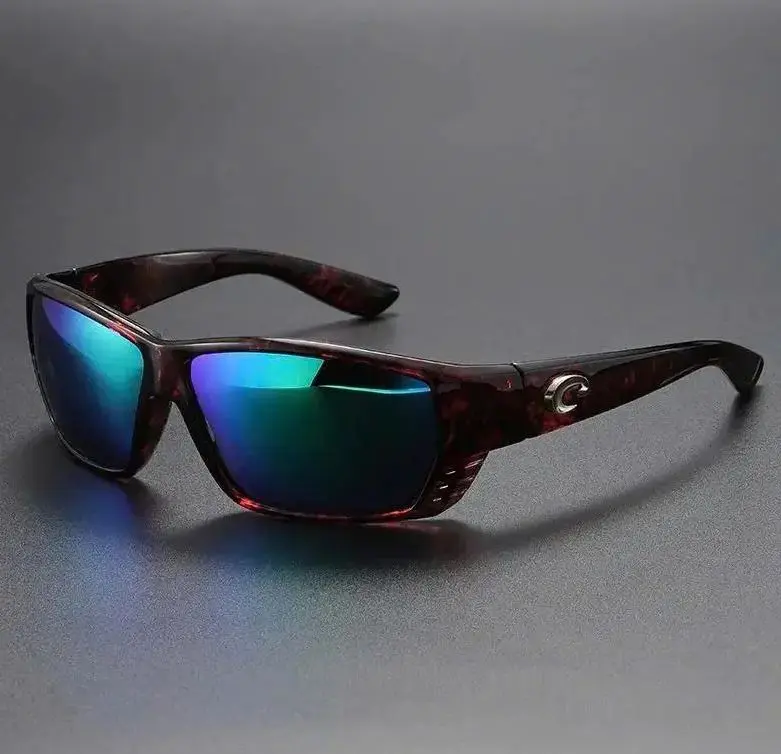 Costa Del Mar Tuna Alley Matte Black Frame/Grey Polarized Lenses 580P, COSTA Polarized Sunglasses Fashion Cycling Running Sun Glasses Unisex Outdoor Sport Polarized Goggles