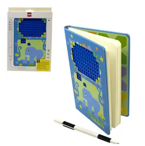 LEGO Stationery Reclaim & Recycle Dotted Notebook with Gel Pen - Elephant (53633)