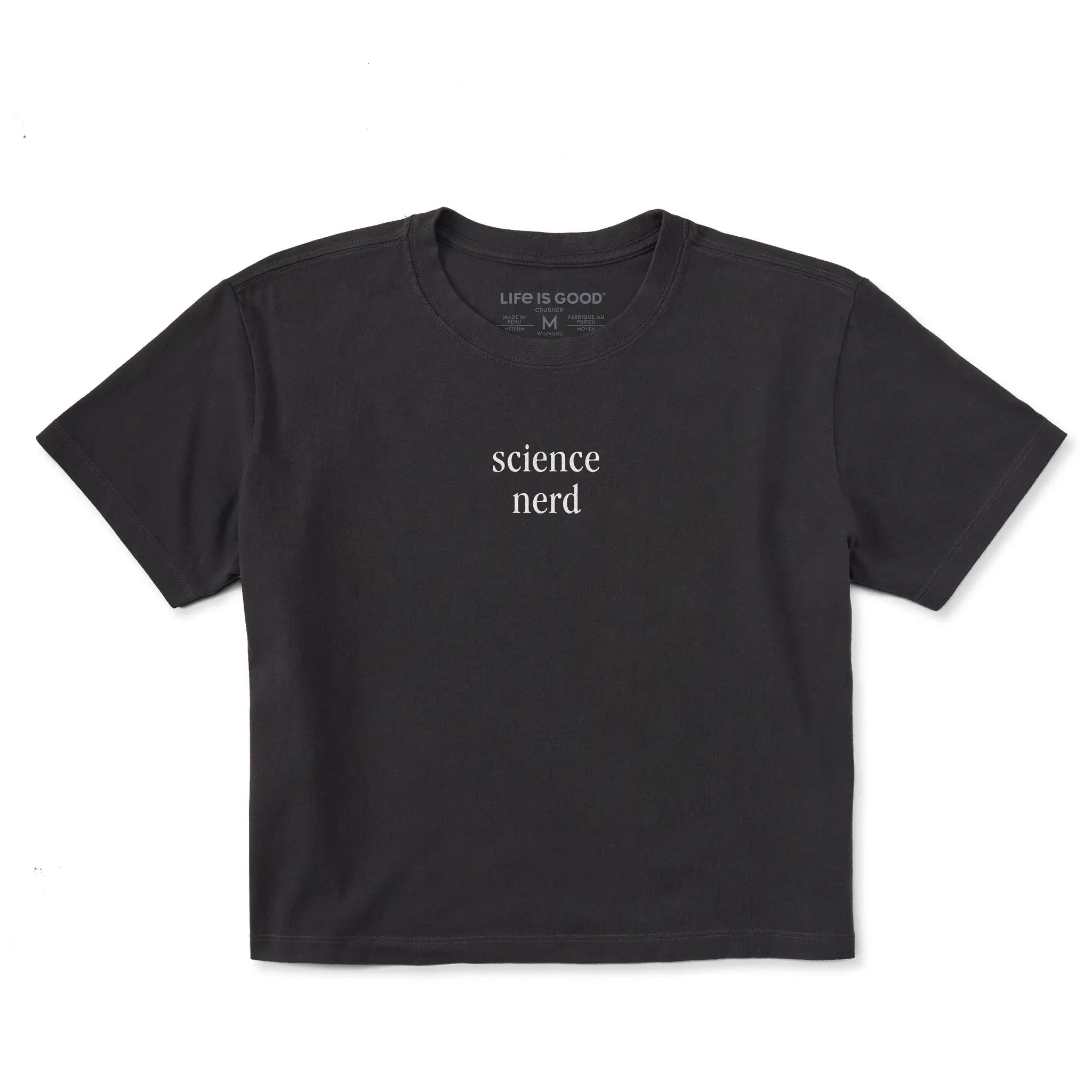 Women's Science Nerd Short Sleeve Crusher Boxy Tee