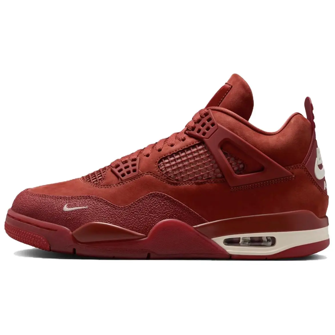 Nigel Sylvester x Air Jordan 4 Retro OG SP 'Brick By Brick' Limited Edition Biking Sports Sneakers, Multi-Size, Retro Look, US M 11