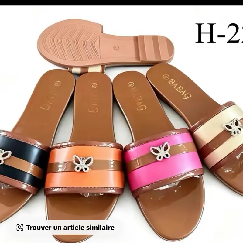 Women's Flip Flop Slippers - 3 Different Designs, Multiple Sizes & Colors, Minimum 1 Pair Order