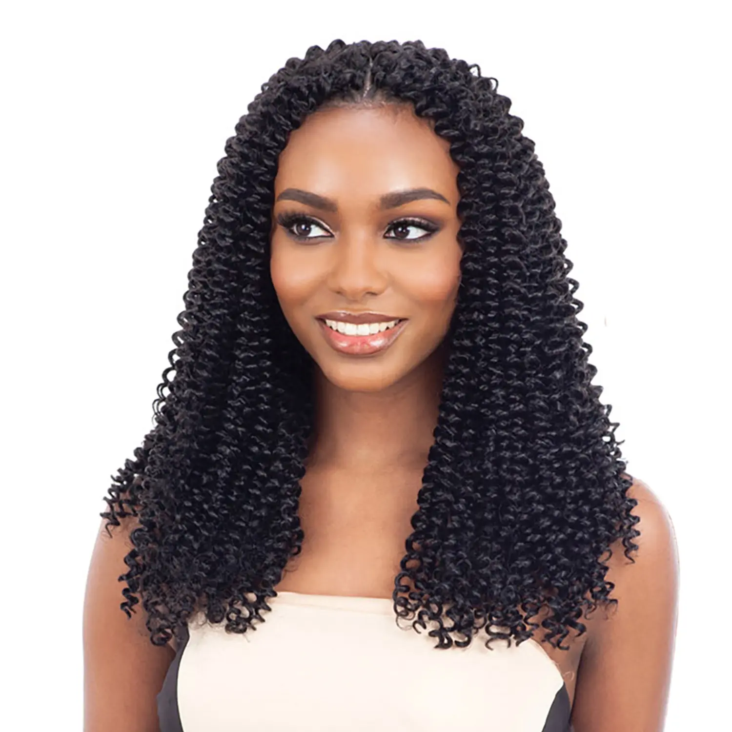 Freetress Water Wave Crochet Braids 14 Inch, Pre-Looped Synthetic Hair Crochet Extensions for Women, Tangle-Resistant Fiber, Crochet Locs Extension
