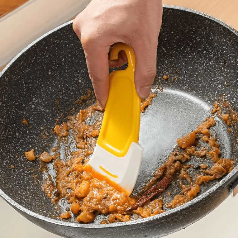 1pc Oil-Proof Silicone Kitchen Scraper Kitchenware : The Perfect Tool For Effortless Cleaning