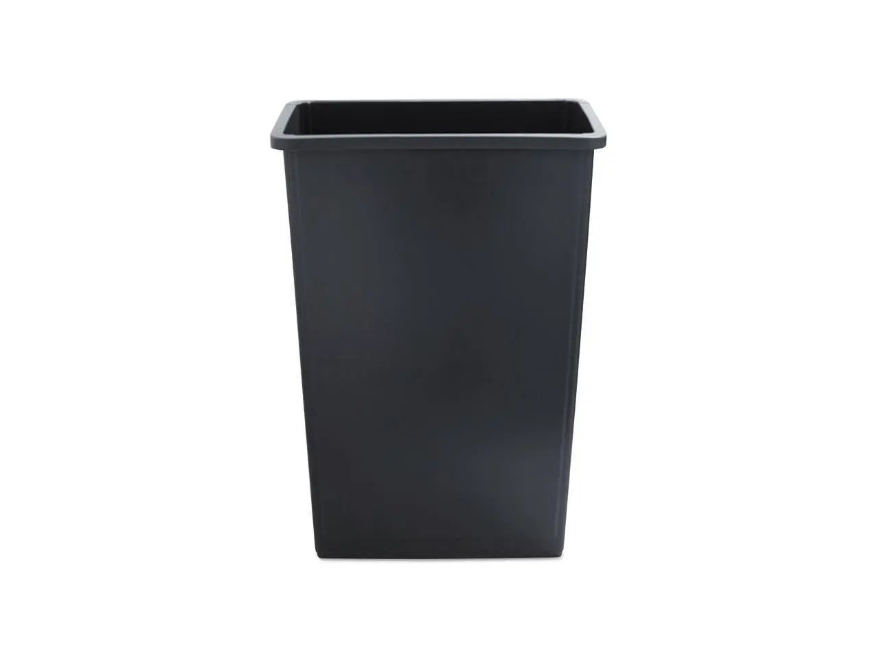 Boardwalk Slim Jim Waste Container 23 Gal Gray Plastic 23GLSJGRA