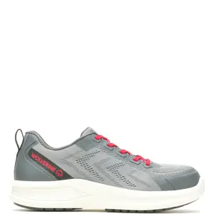 Wolverine Bolt Knit Durashocks DuraSpring CarbonMax Low Mens Gray Work Shoes