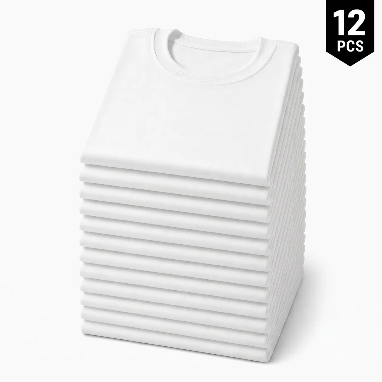 12PCS White