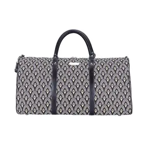 BHOLD-LUXOR  Black And White Luxor Big Holdall/Duffel Bag